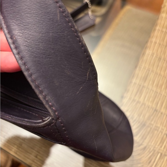 Coach Lexington Purple Leather Zip Crossbody Made In Dr Style 4186 - Picture 10 of 11